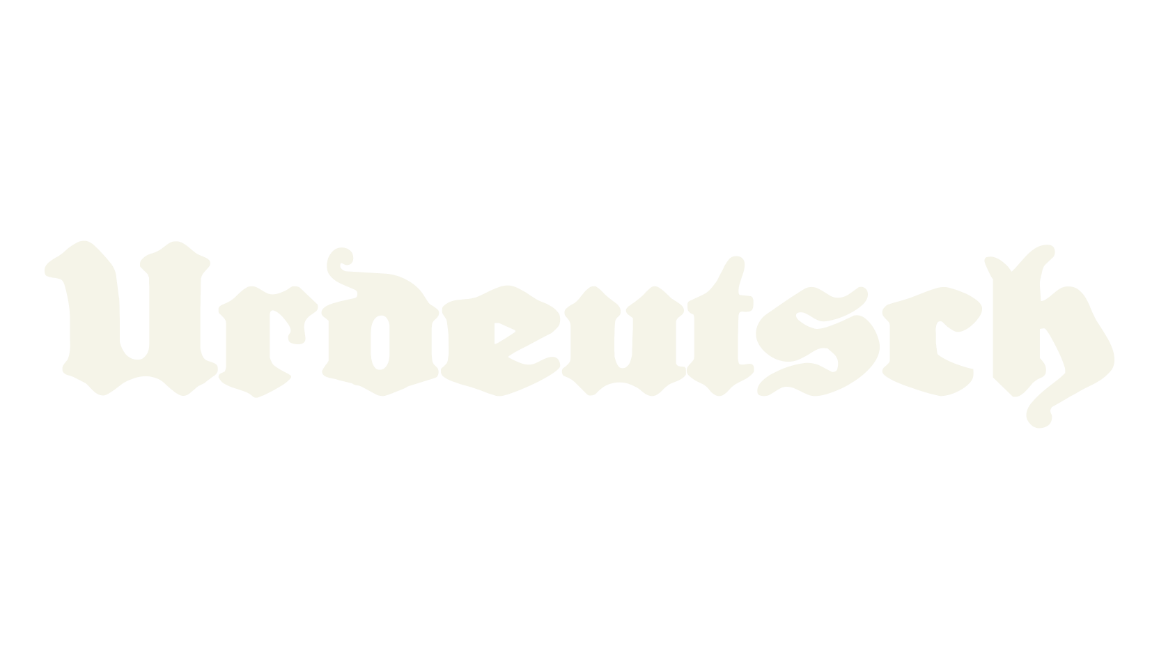 Urdeutsch, old english font preview
