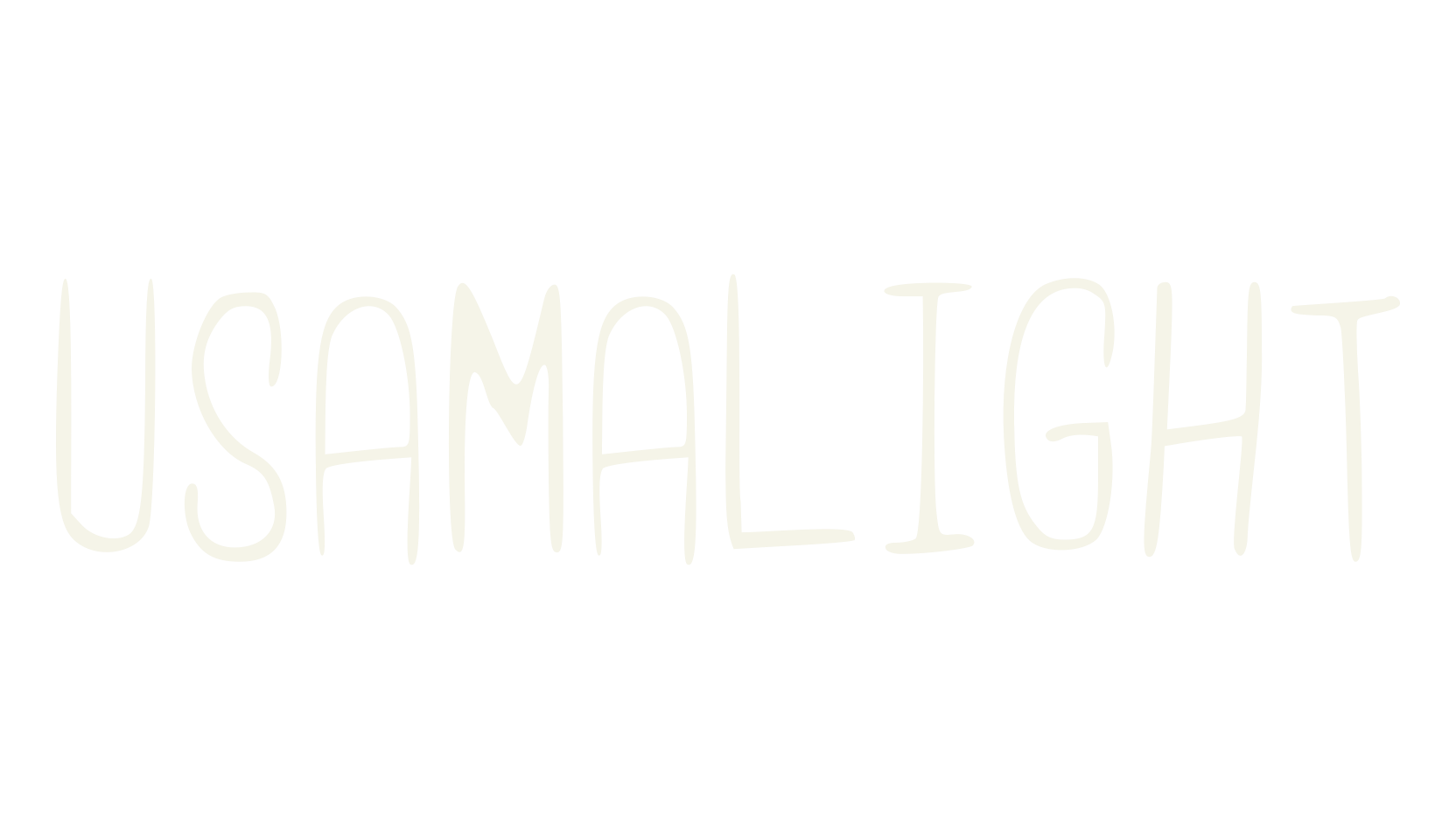 UsamaLight, sans serif font preview