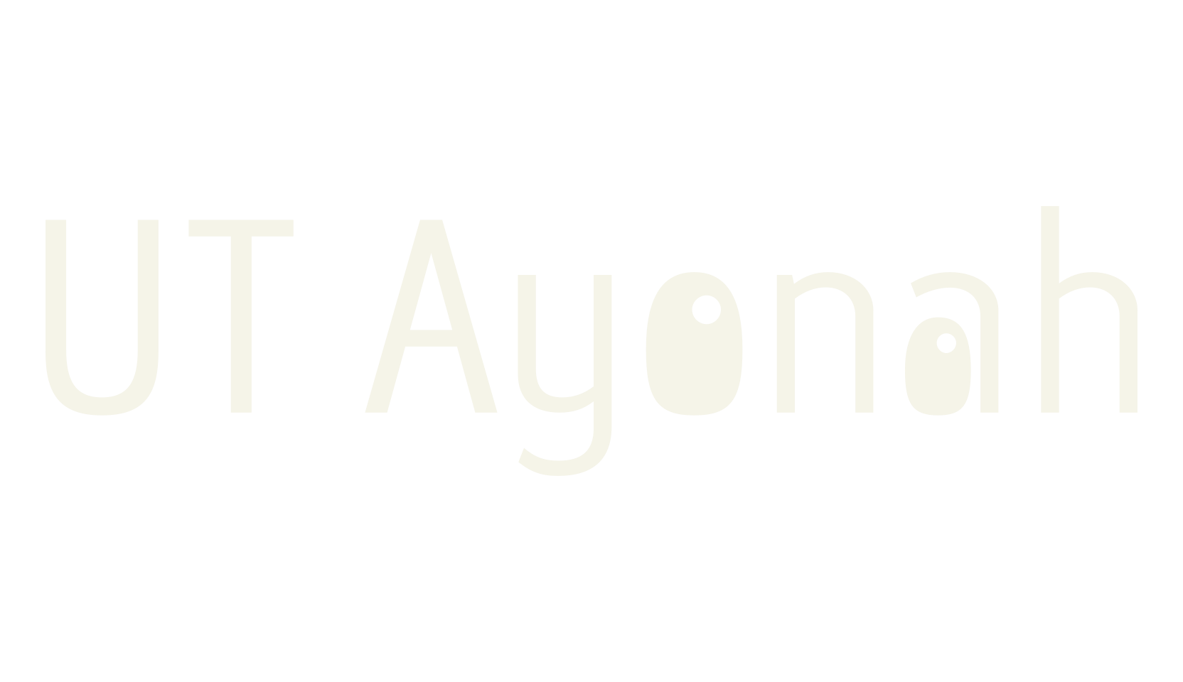 UT Ayonah, fun font preview