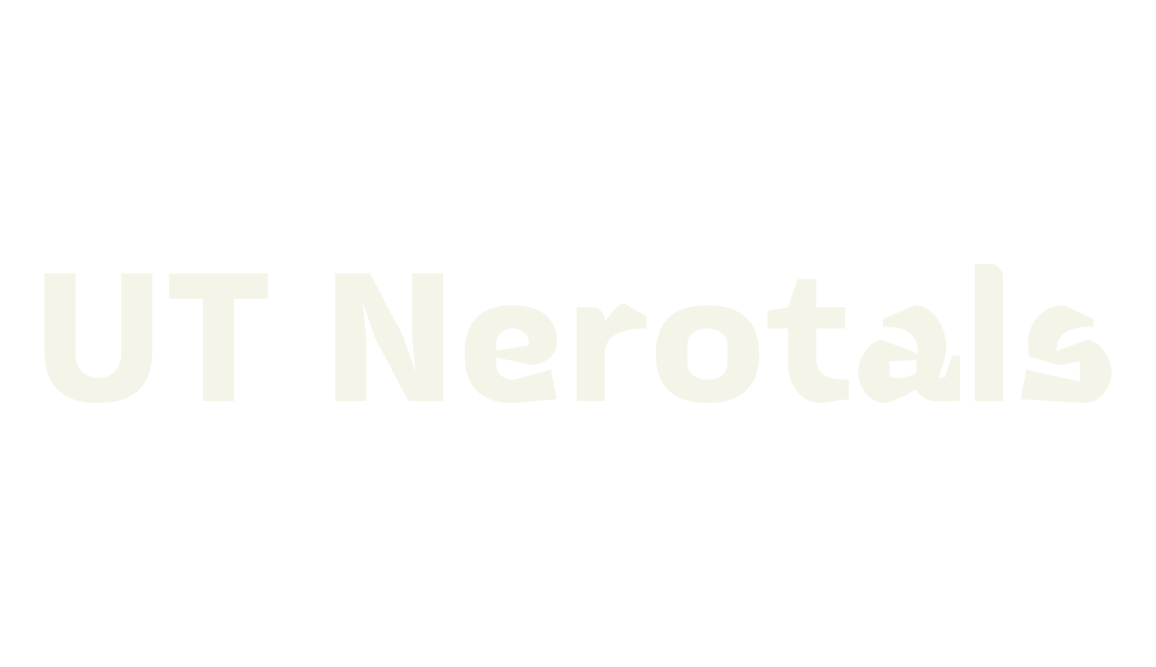 UT Nerotals, sans serif font preview
