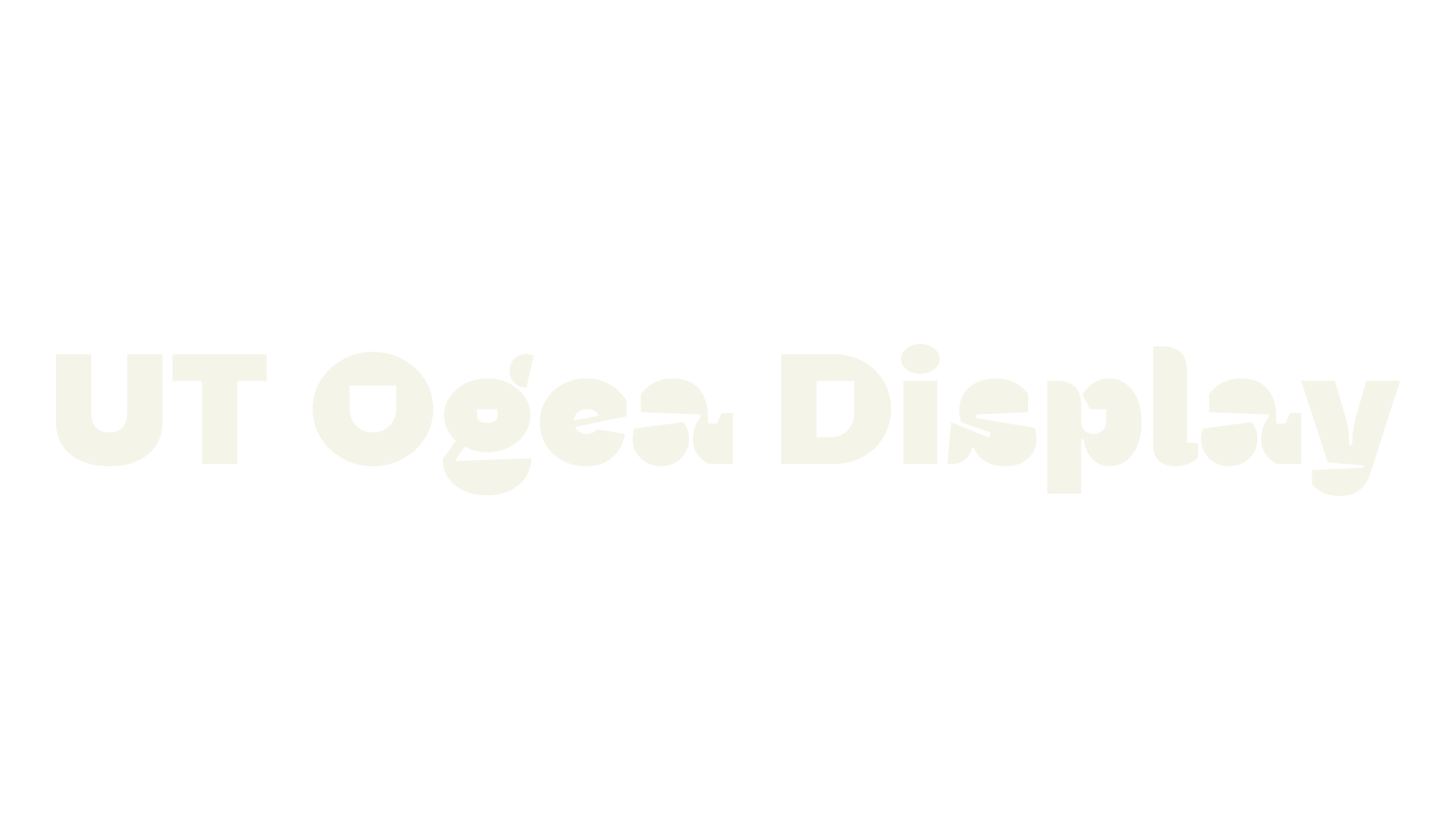 UT Ogea Display, bold font preview