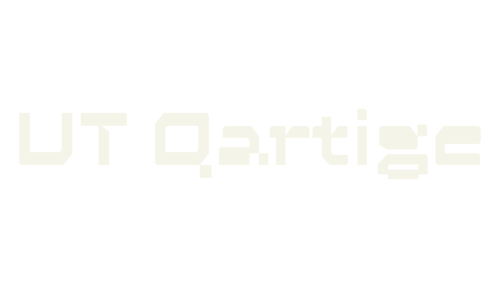 UT Qartige, futuristic font preview