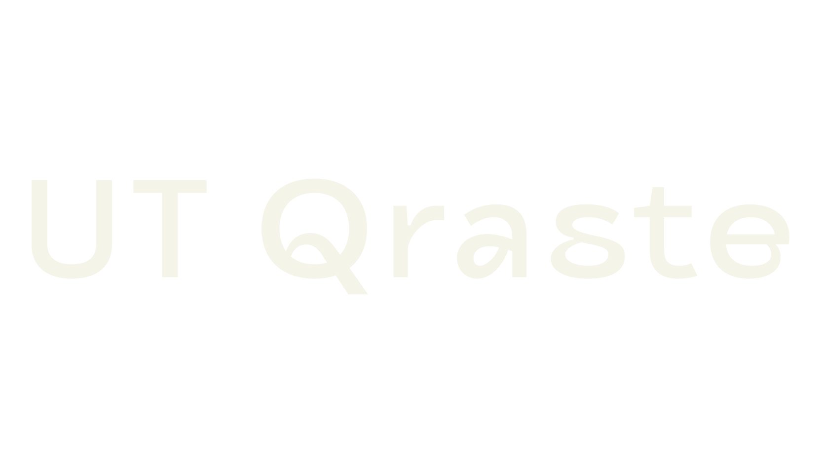 UT Qraste, modern font preview