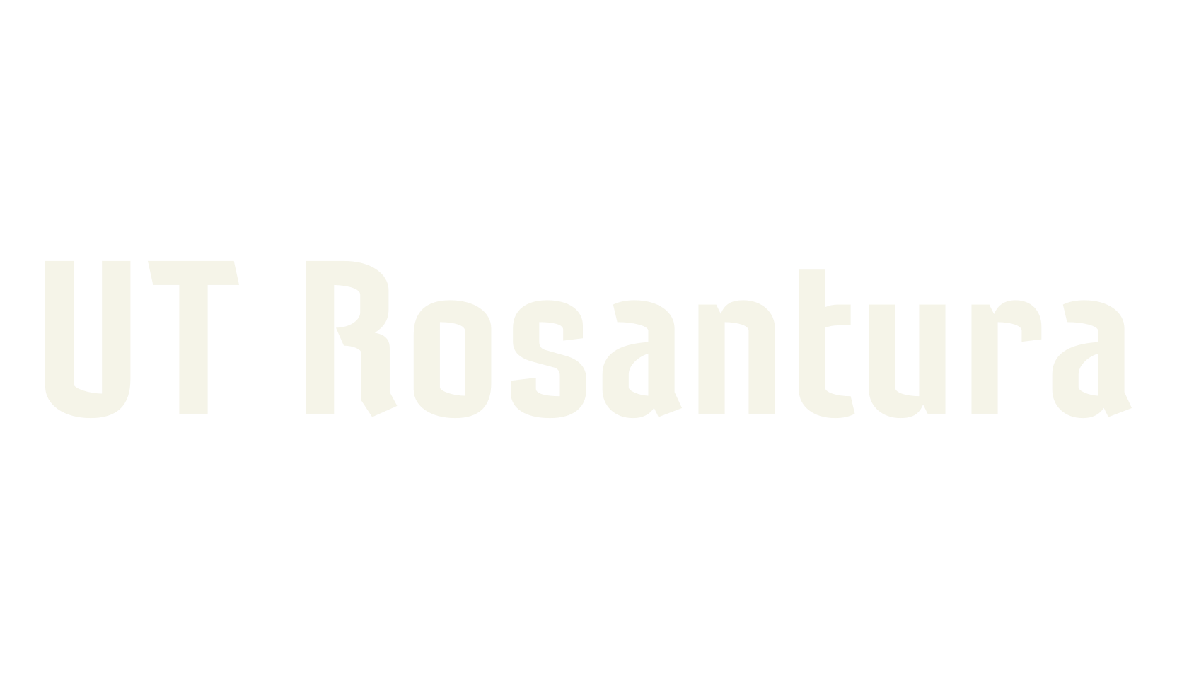 UT Rosantura, typography font preview