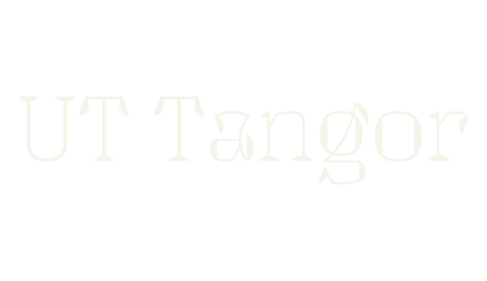 UT Tangor, sans serif font preview