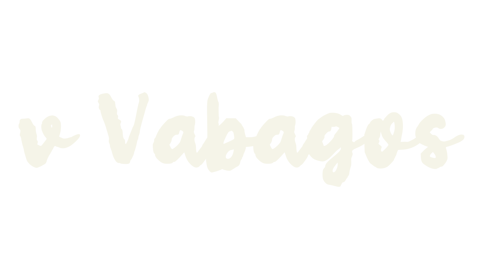 v Vabagos, fashion script font preview