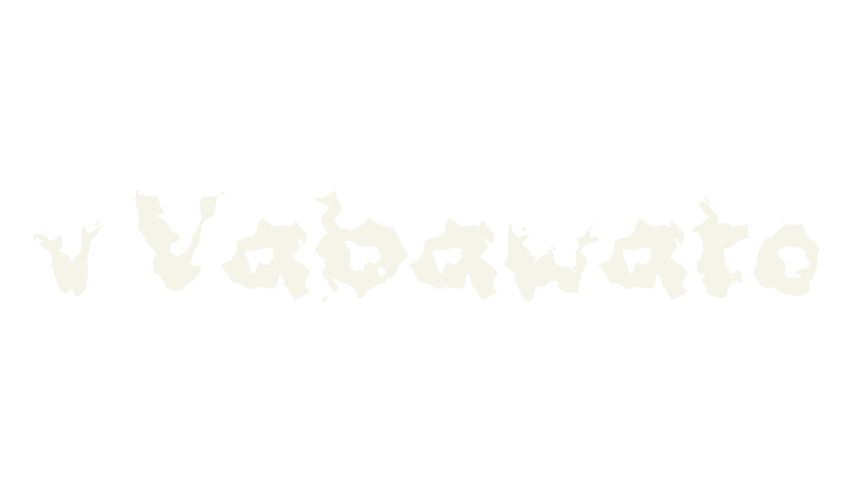 v Vabawato, fashion sign font preview