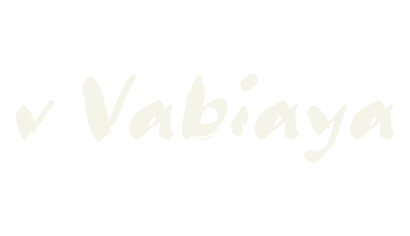 v Vabiaya, fashion script font preview