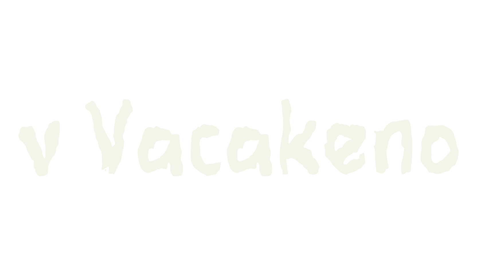 v Vacakeno, fashion script font preview