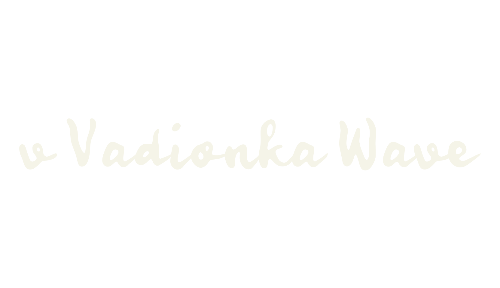 v Vadionka Wave, fashion script font preview