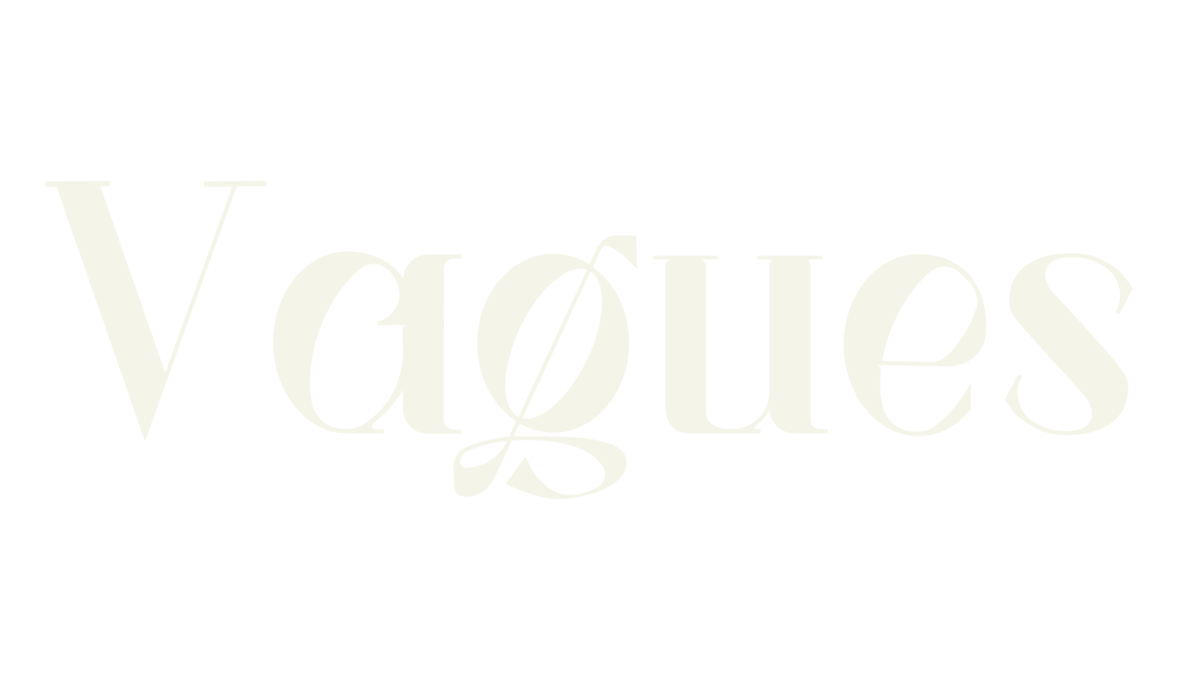 Vagues, fashion script font preview