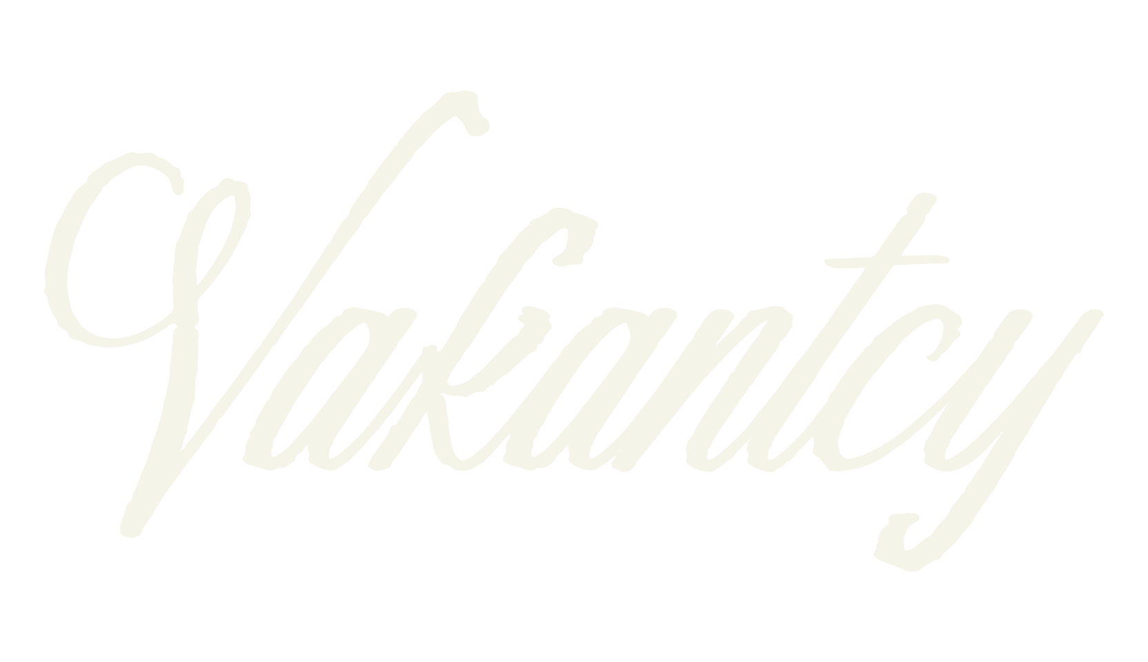 Vakantcy, script font preview