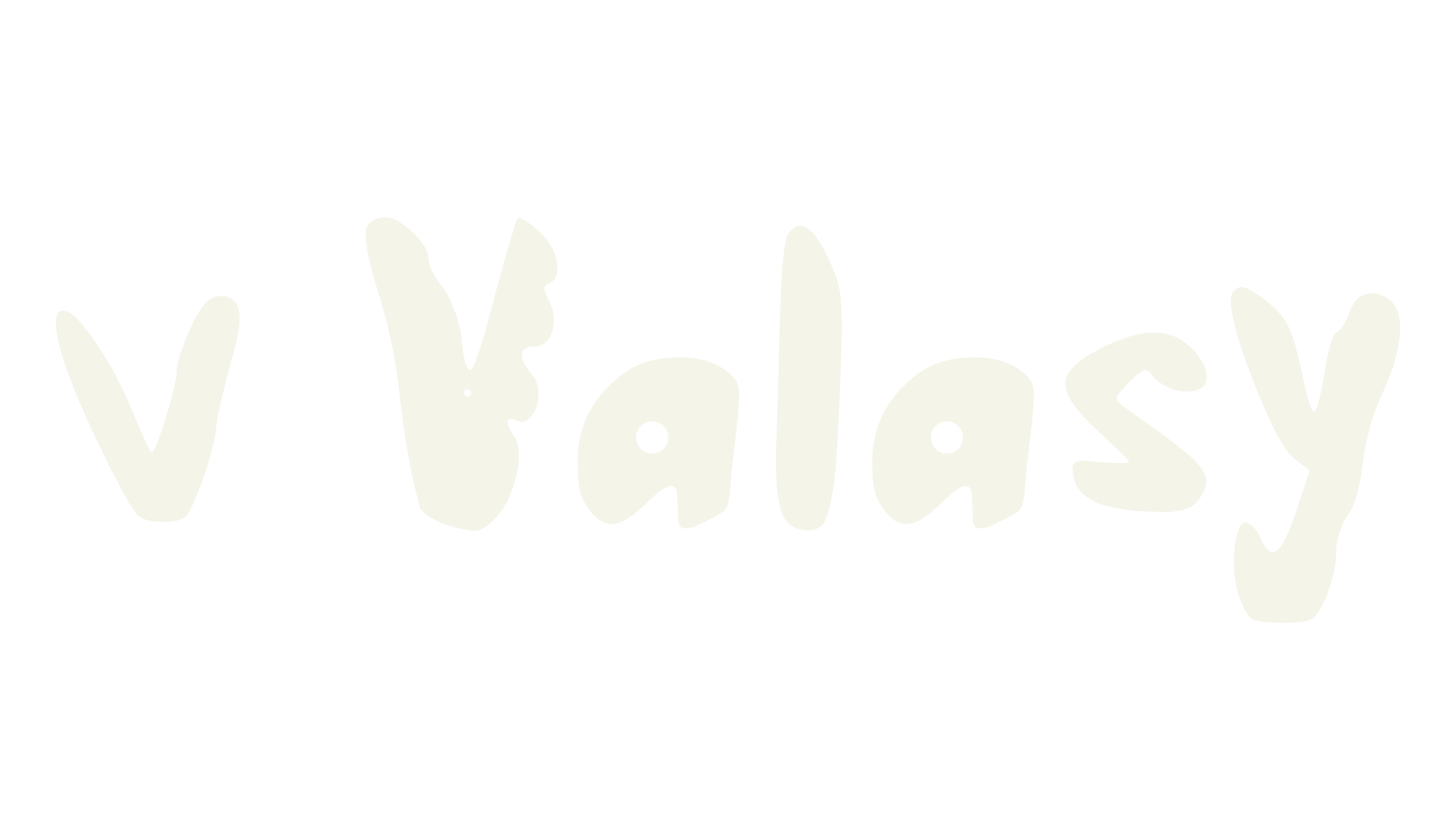 v Valasy, handwritten font preview