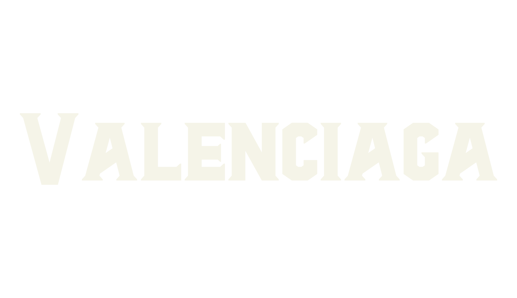 Valenciaga, cool font preview