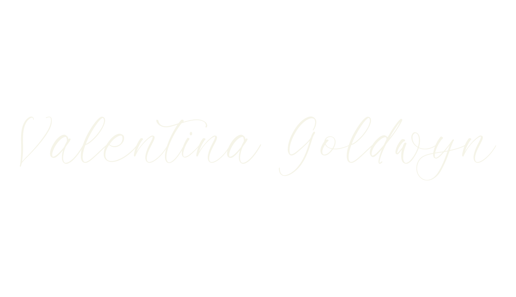 Valentina Goldwyn, script font preview