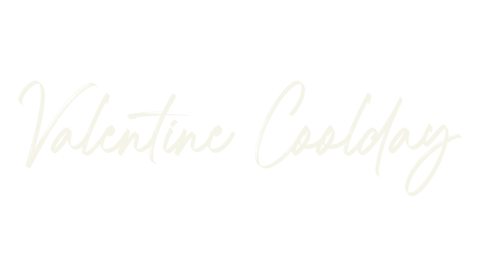 Valentine Coolday, handwriting font preview