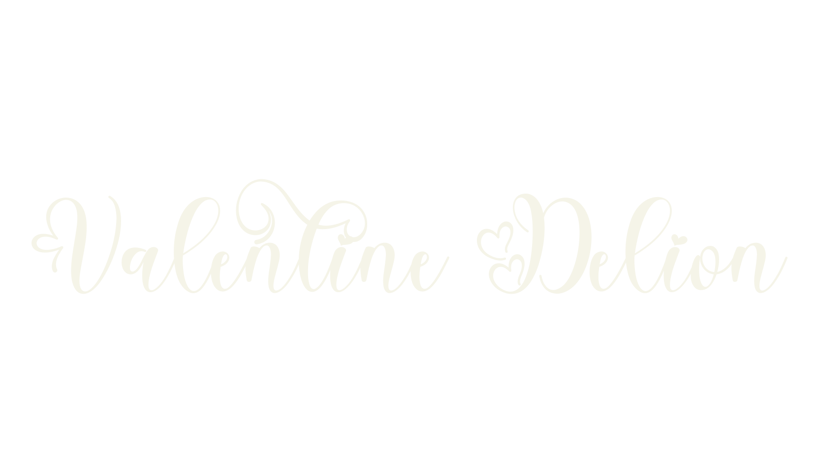 Valentine Delion, valentine font preview