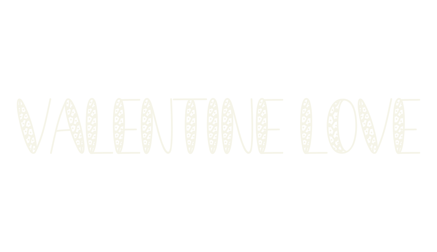 VALENTINE LOVE, valentine font preview