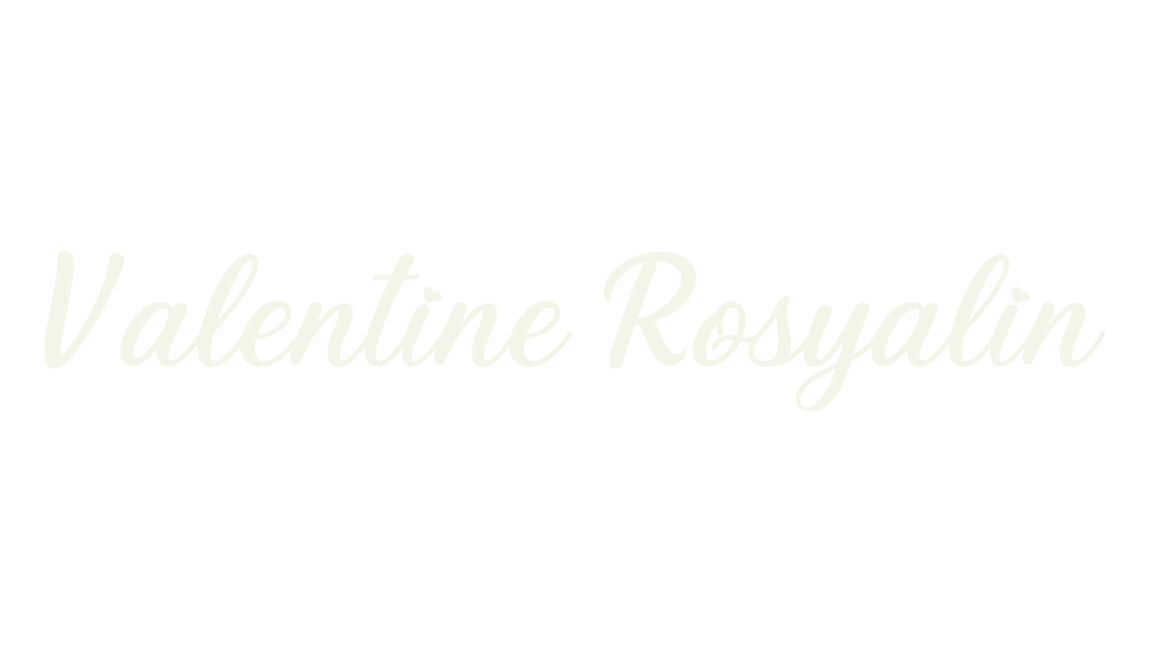 Valentine Rosyalin, handwriting font preview