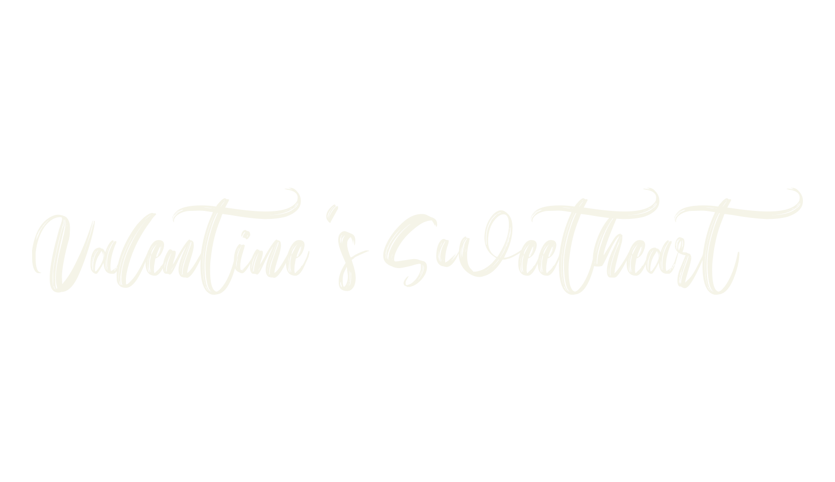 Valentine 's Sweetheart, design font preview