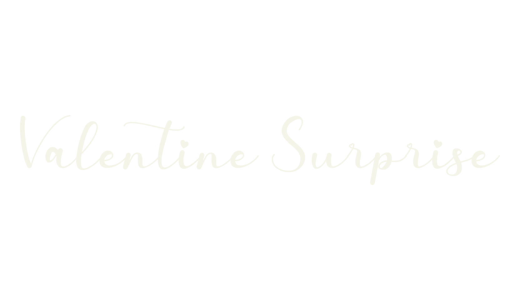 Valentine Surprise, valentine font preview
