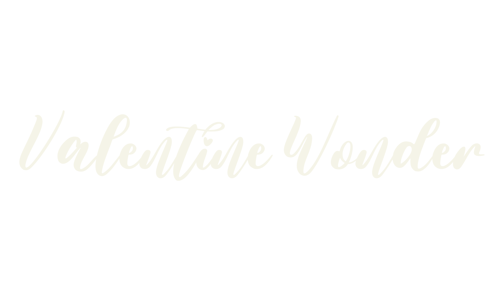 Valentine Wonder, lettering font preview