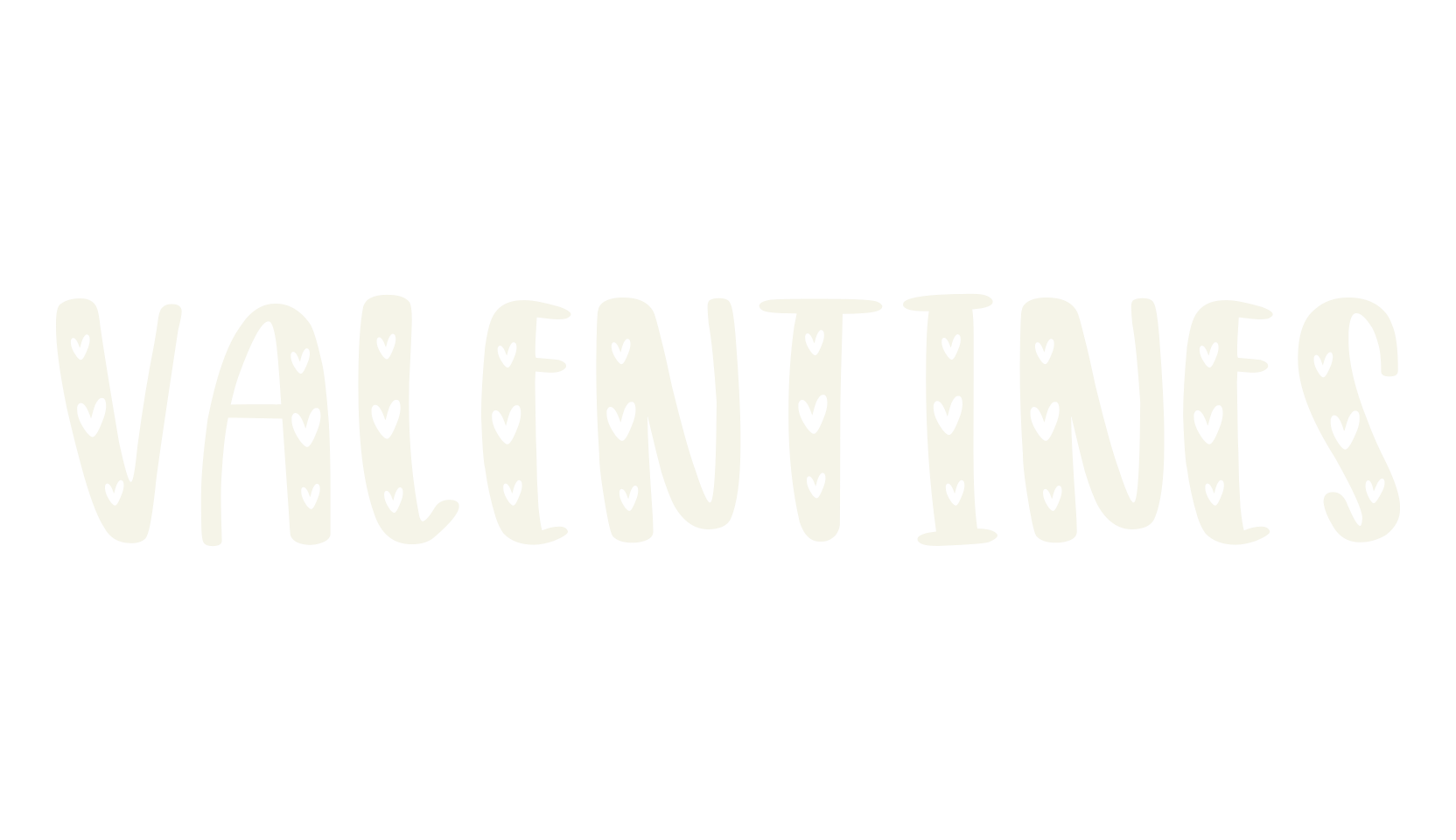 VALENTINES, valentine font preview
