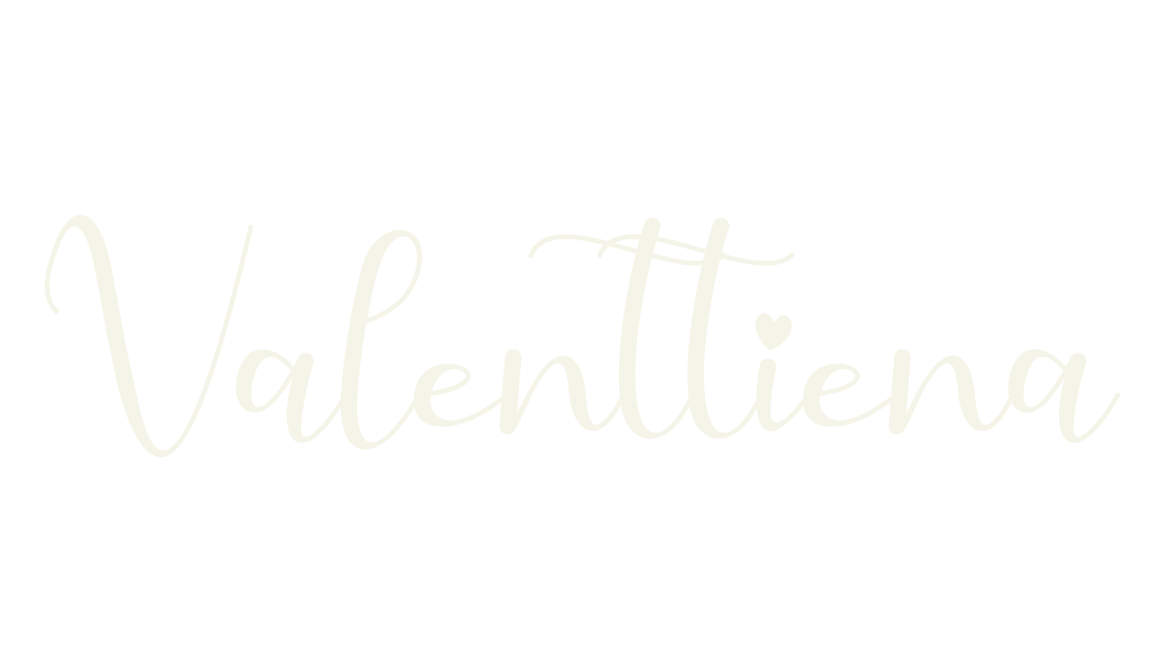 Valenttiena, wedding font preview