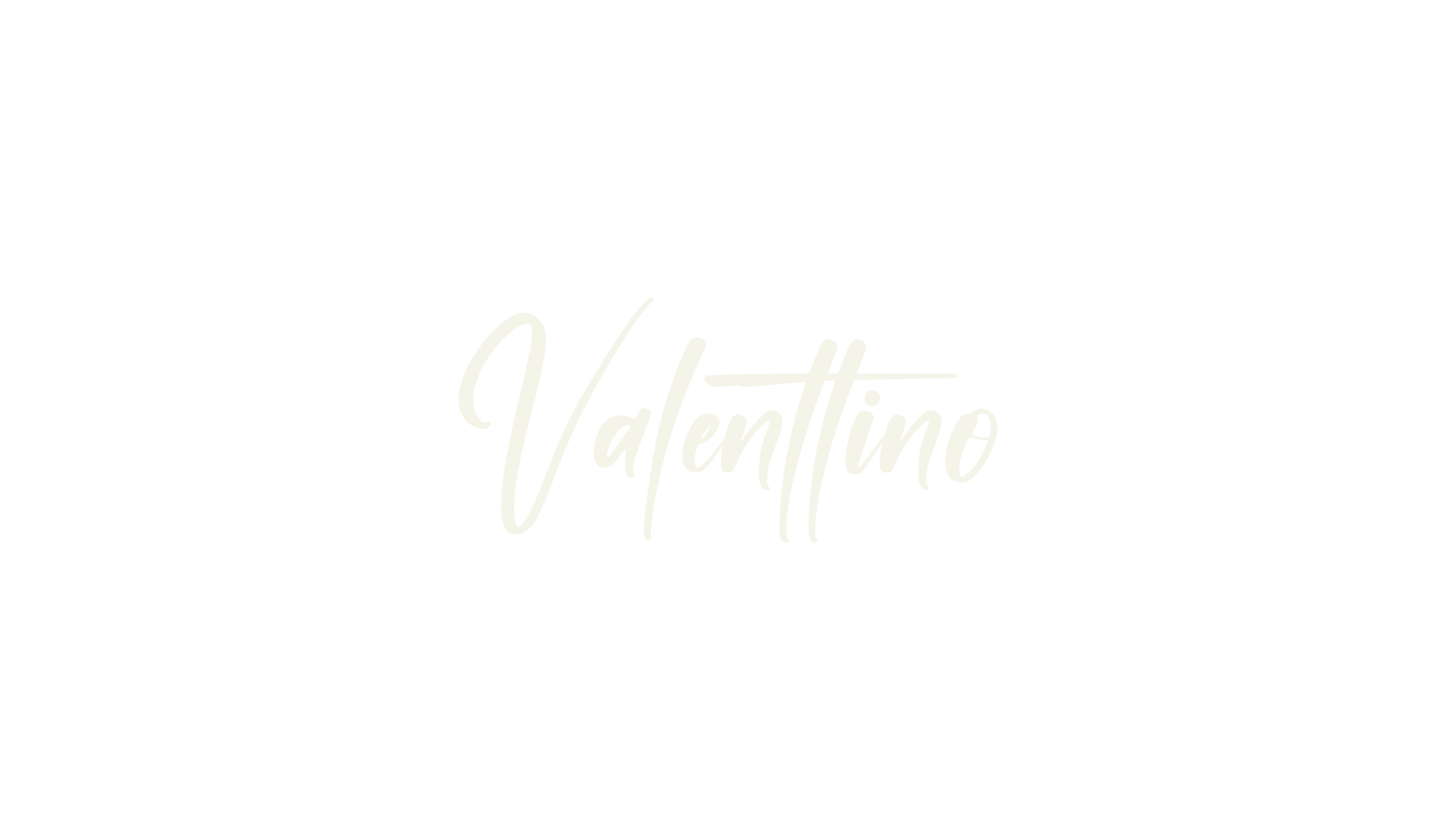 Valenttino, script font preview