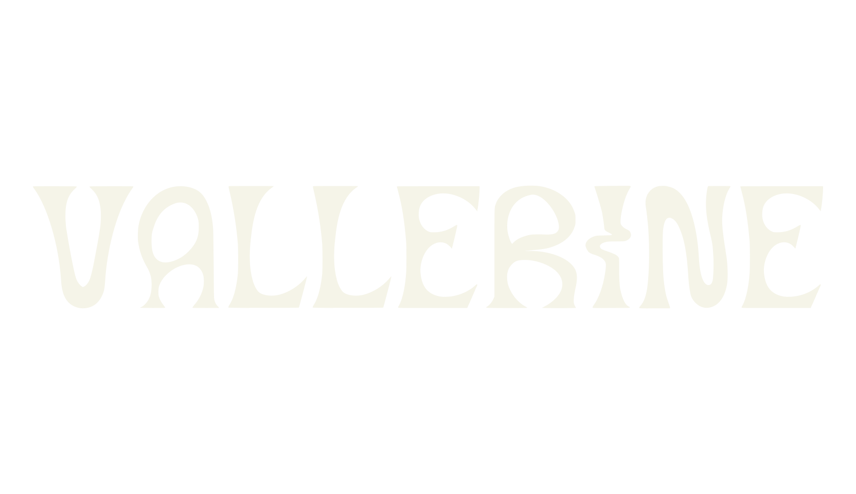 Vallerine, display font preview