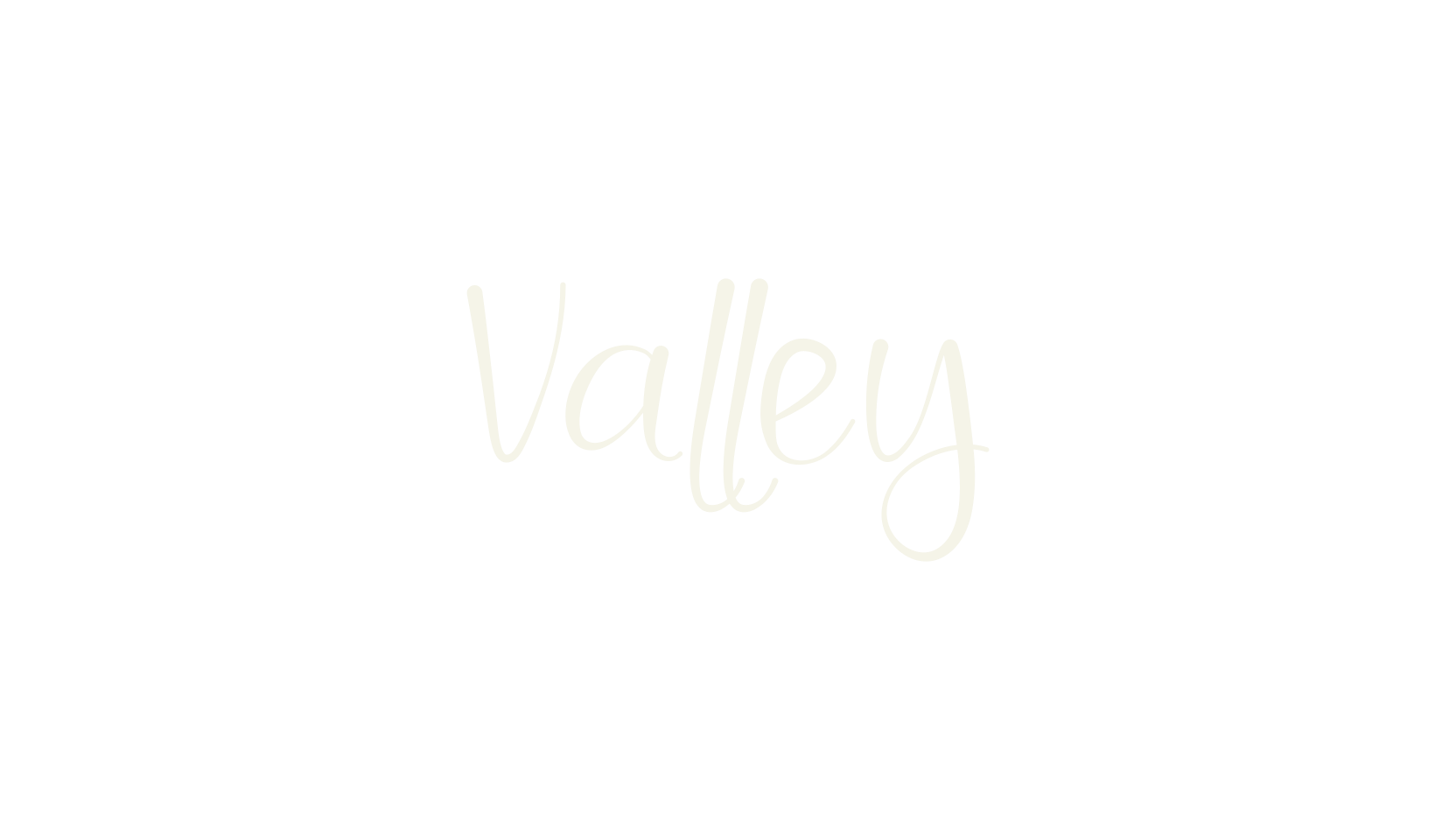 Valley, wedding font preview