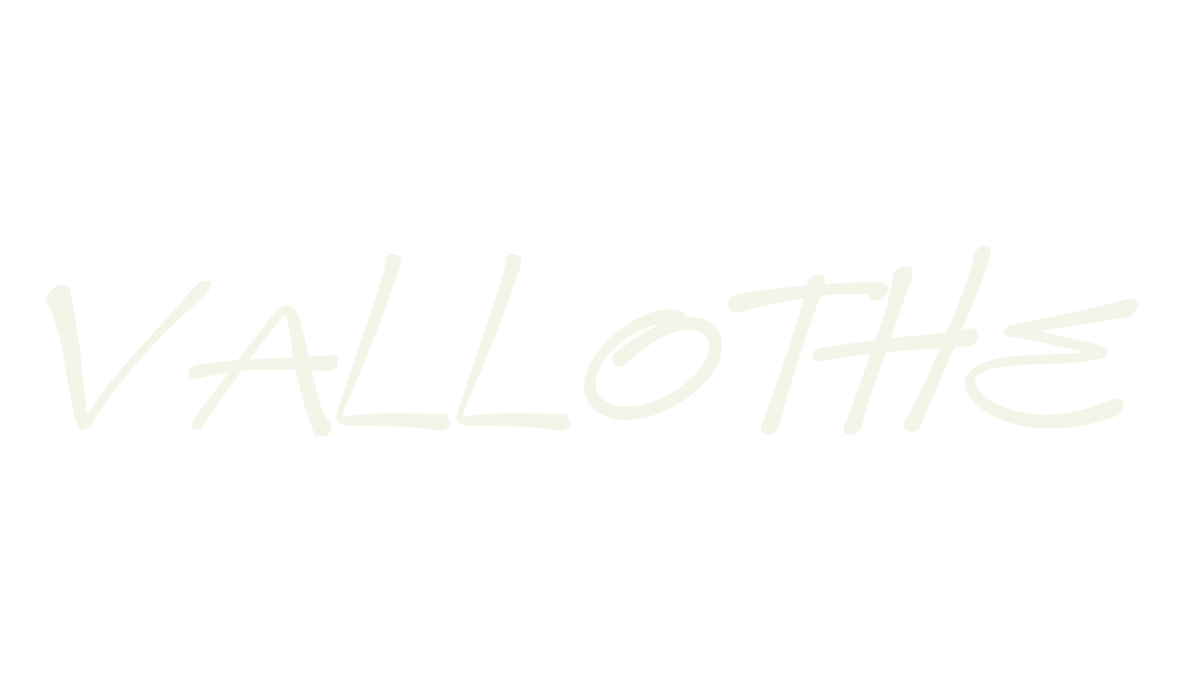 Vallothe, handwriting font preview