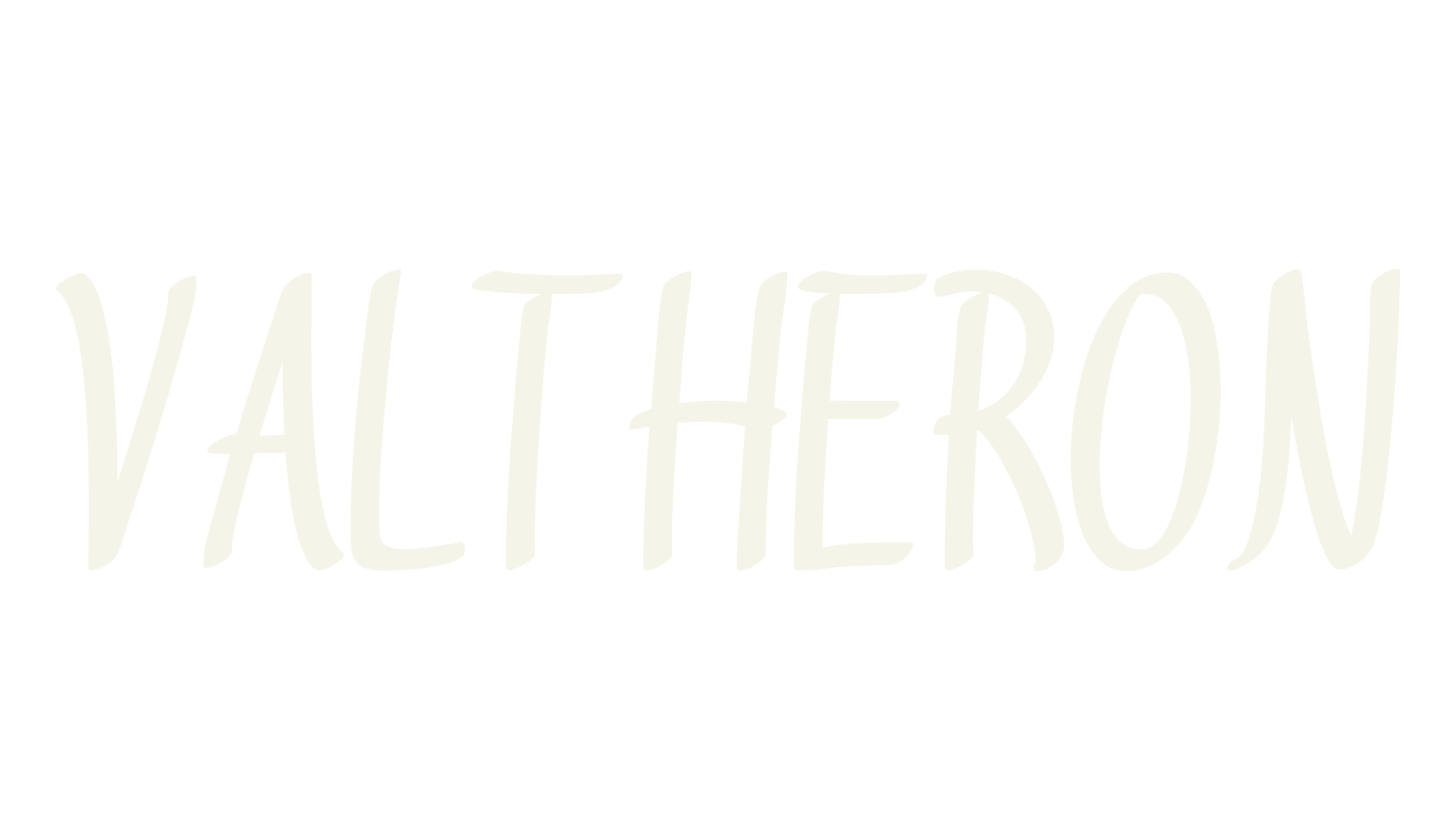 VALTHERON, cute font preview