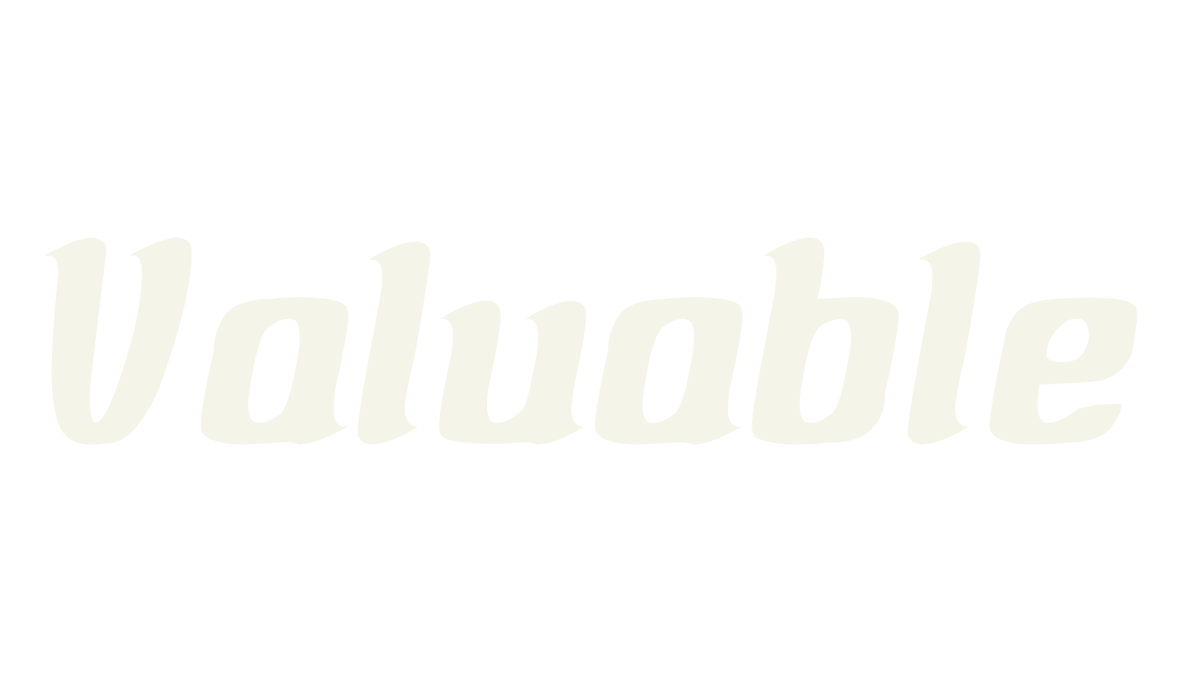 Valuable, fashion script font preview