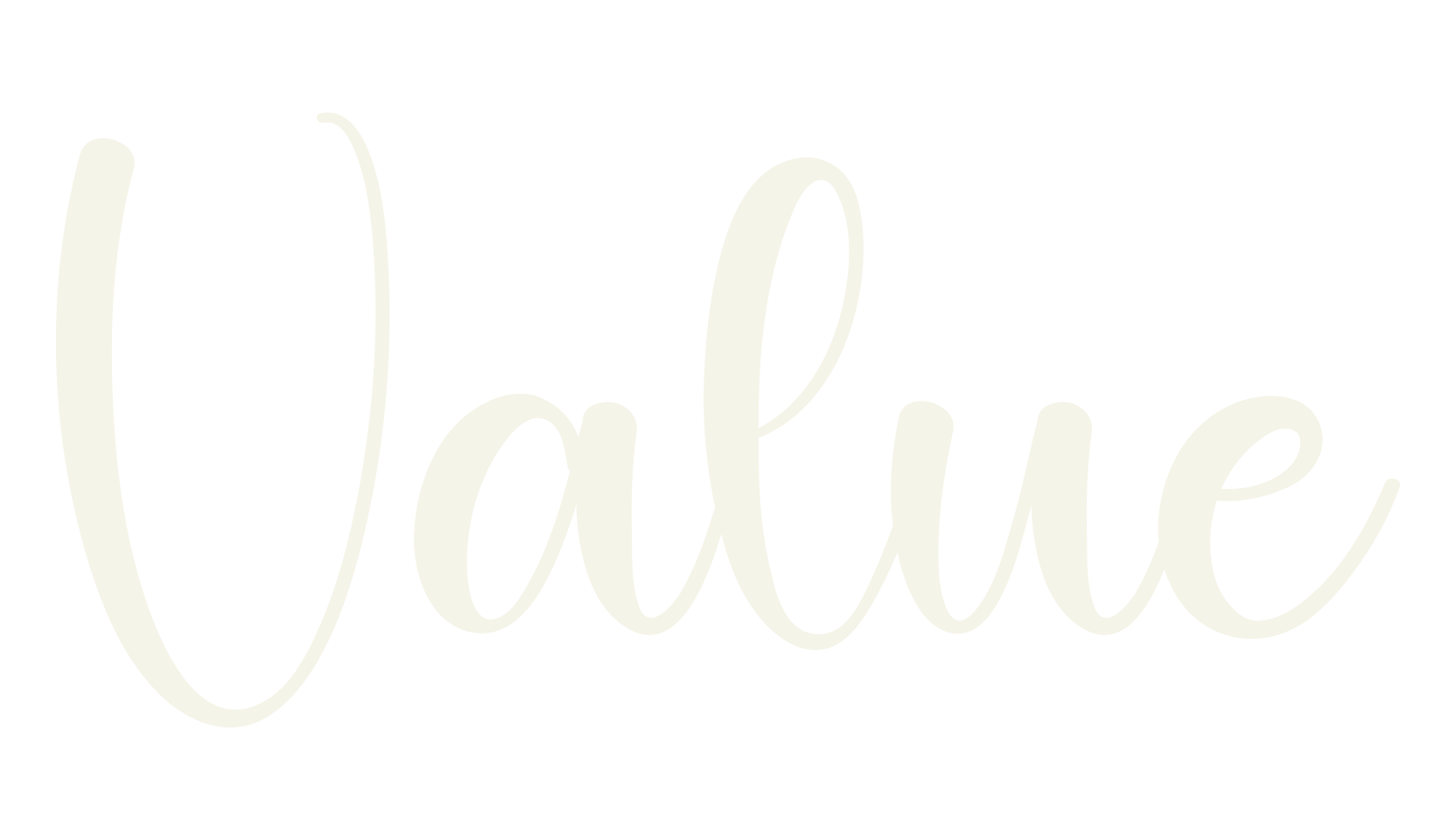 Value, calligraphy font preview