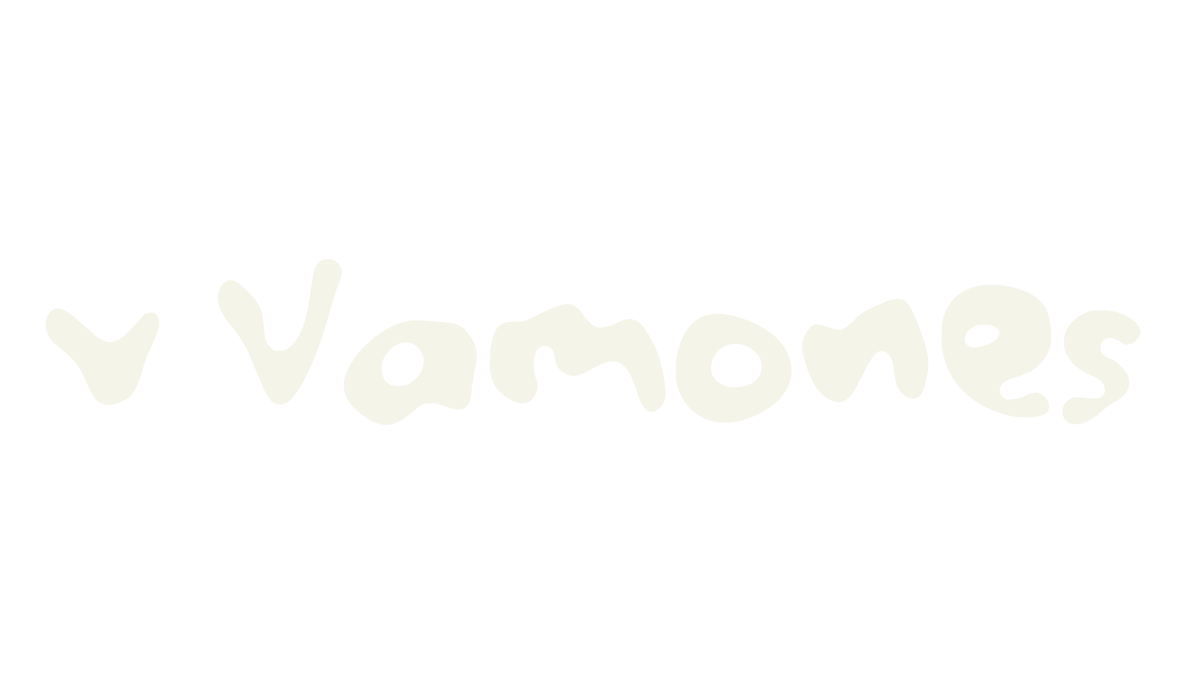 v Vamones, handwritten font preview