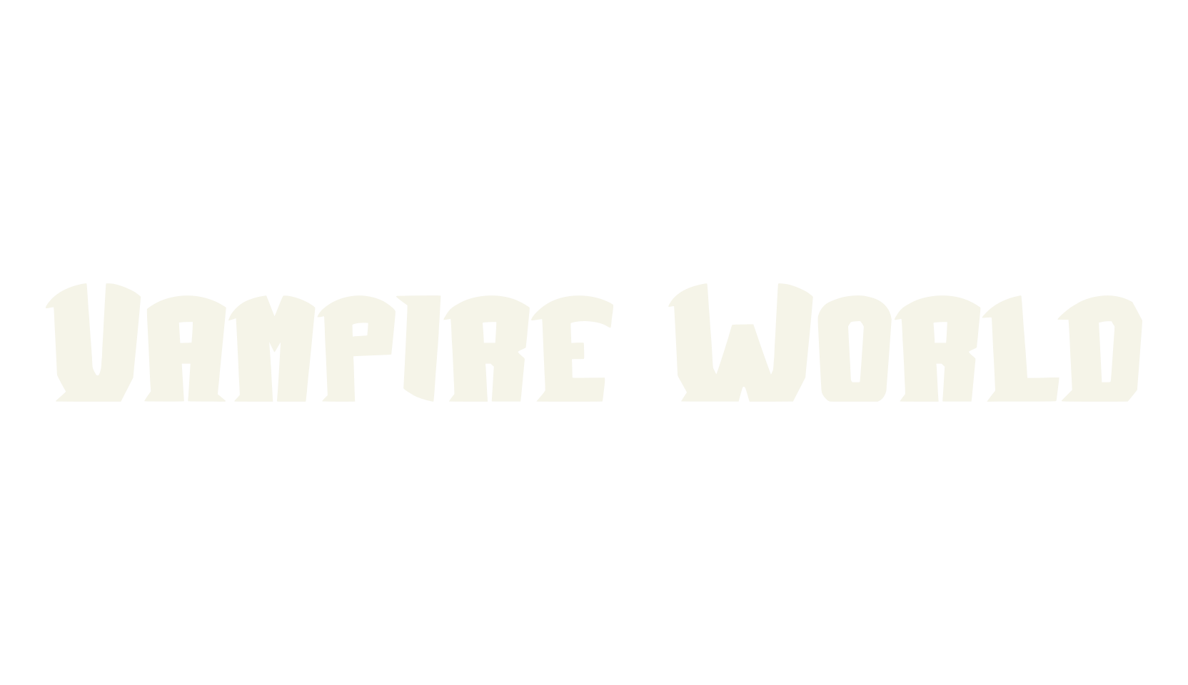 Vampire World, spooky font preview