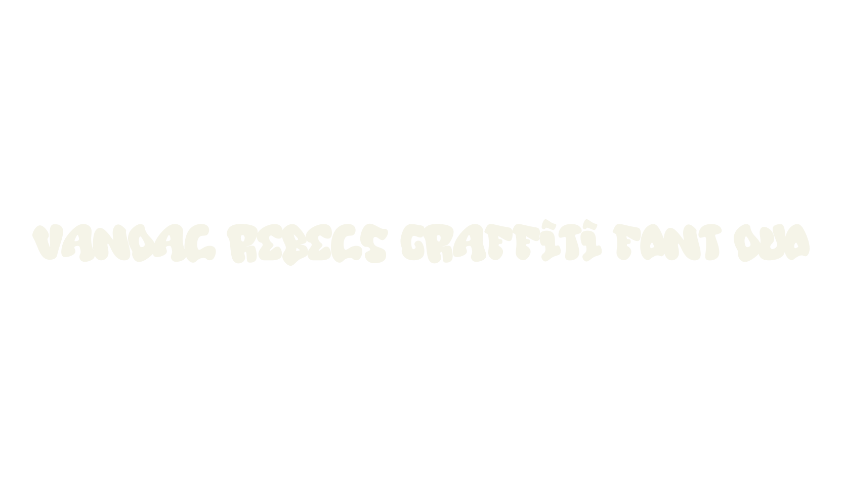 Vandal Rebels Graffiti Font Duo, graffiti font preview