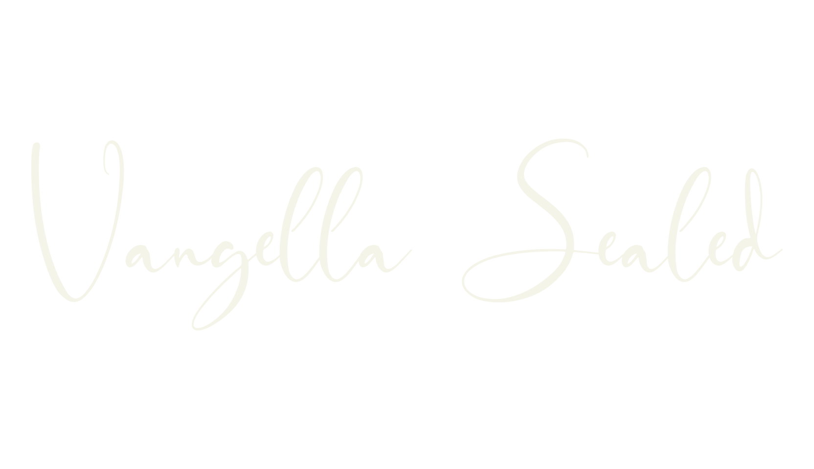 Vangella Sealed, calligraphy font preview