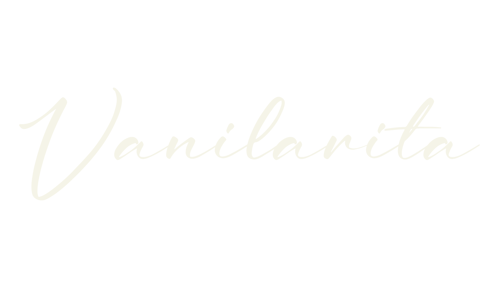 Vanilarita, thin font preview