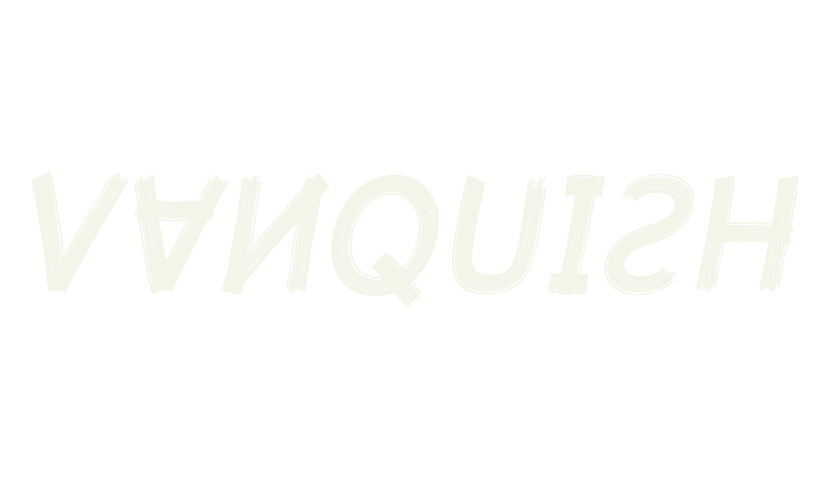 Vanquish, letter font preview