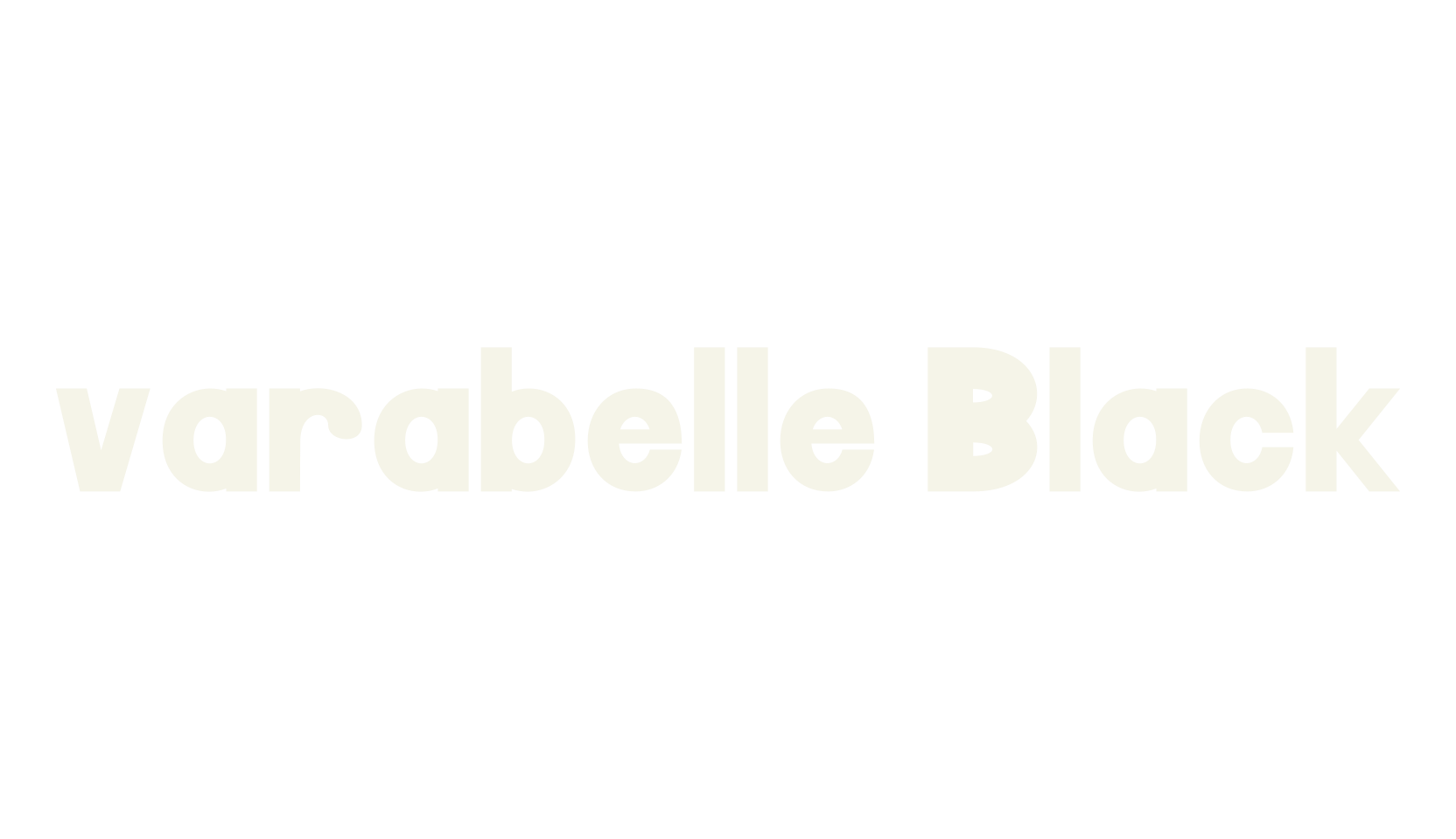 varabelle Black, serif font preview