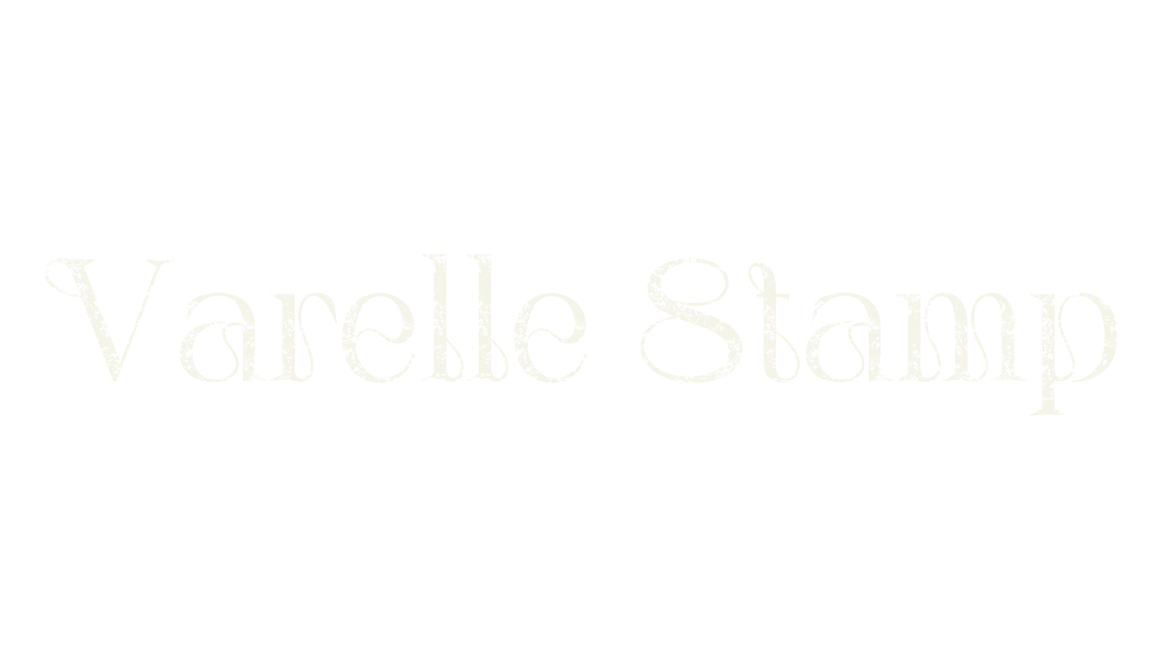 Varelle Stamp, poster font preview
