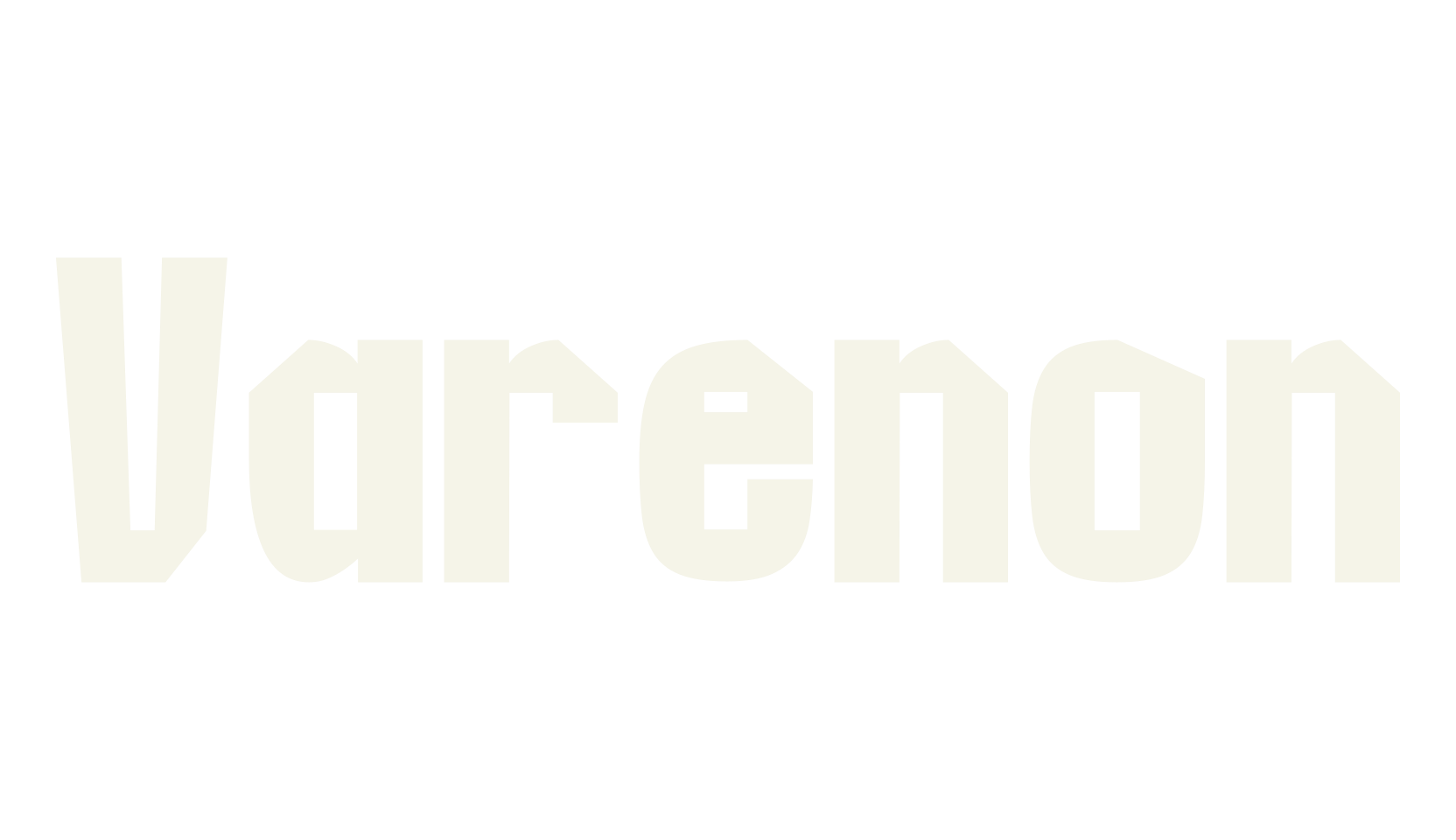 Varenon, modern font preview