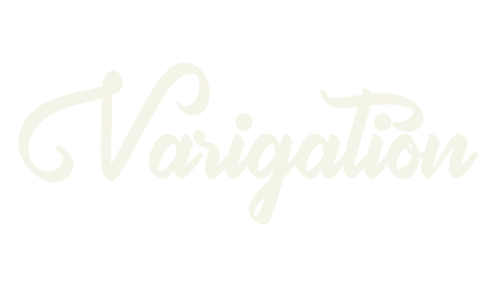 Varigation, cafe font preview