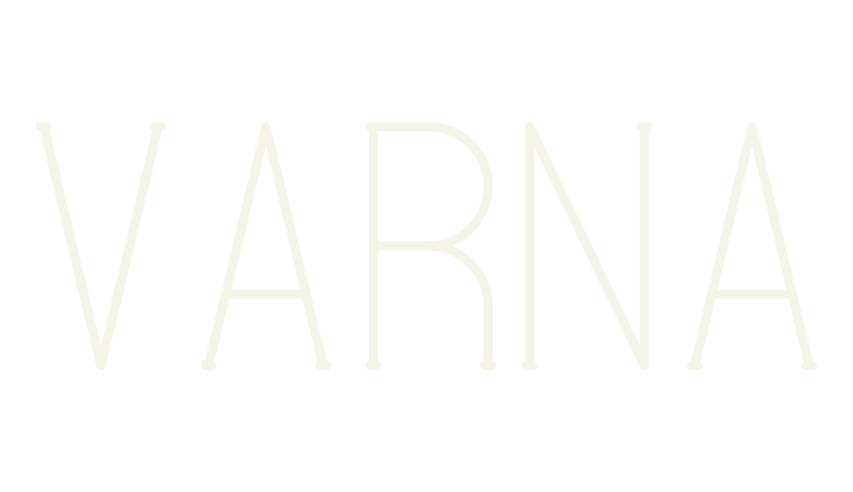 VARNA, slab-serif font preview