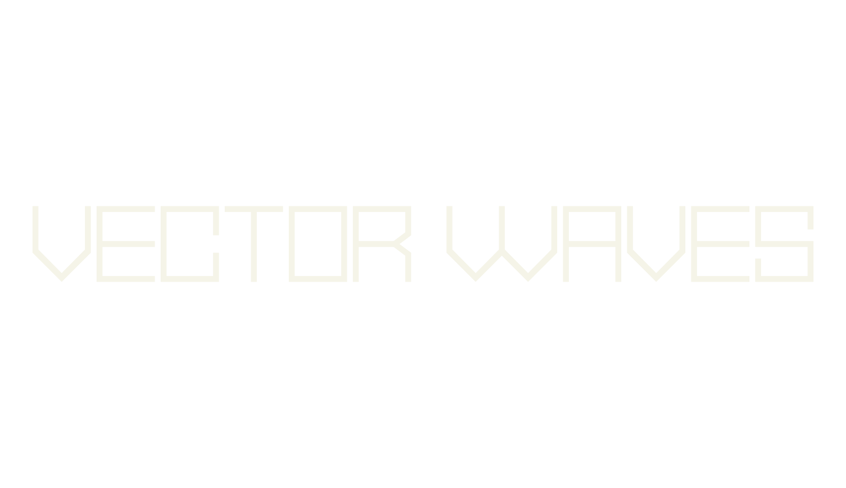 Vector Waves, display market font preview