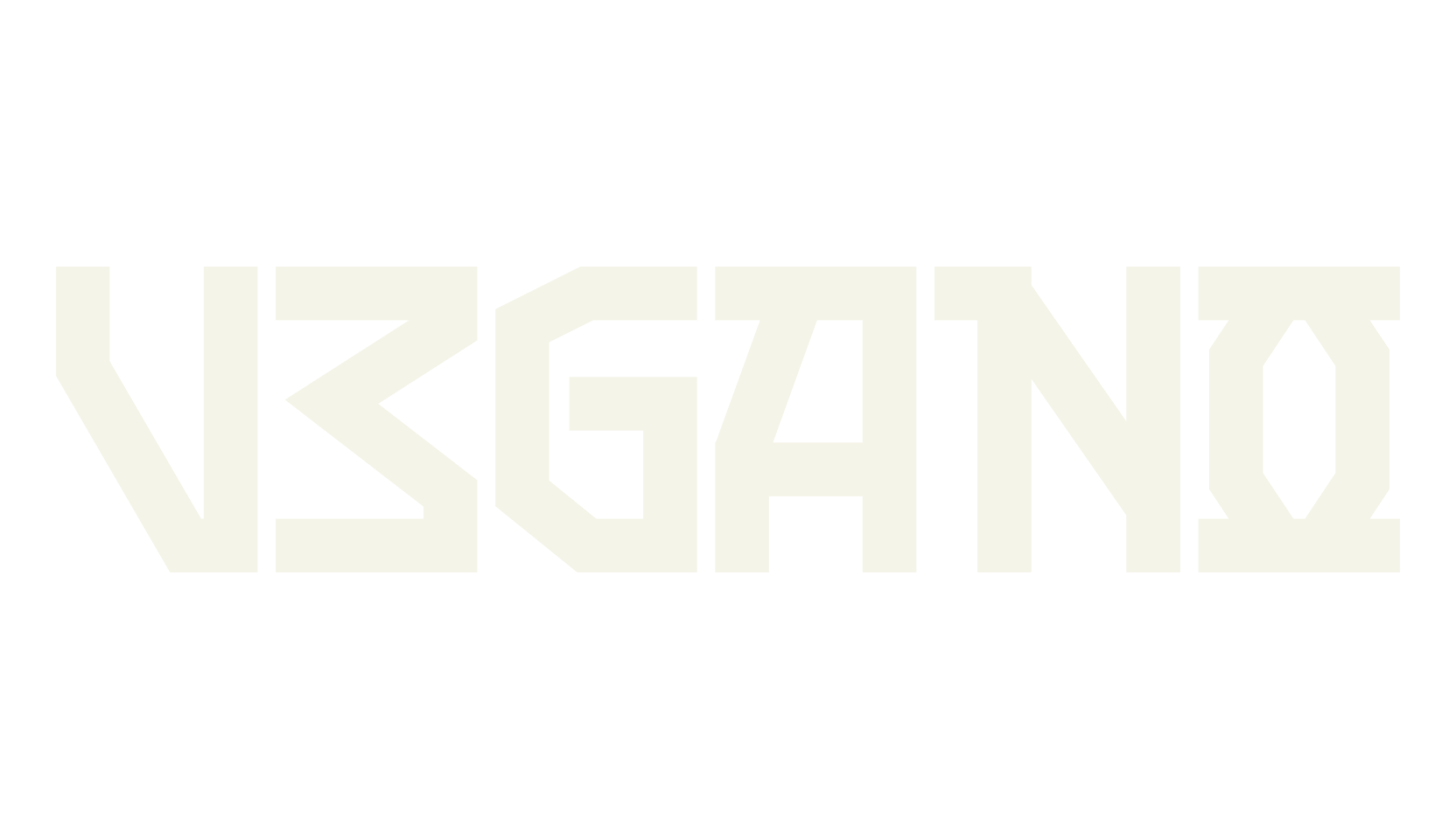 VEGANO, album cover font preview