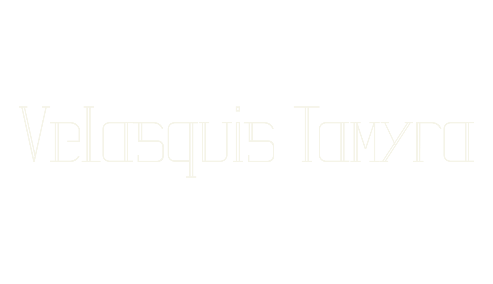 Velasquis Tamyra, calligraphy font preview