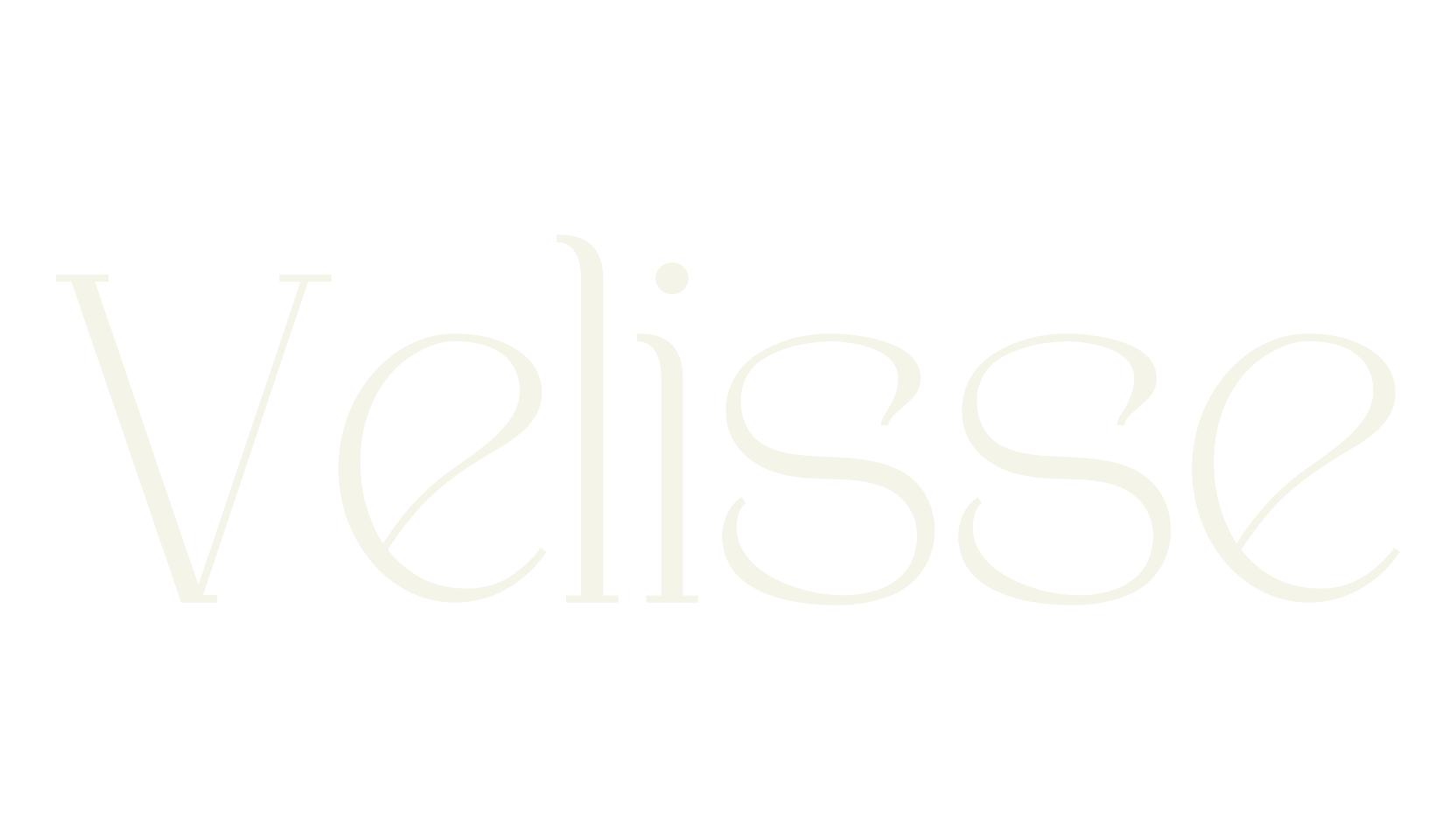 Velisse, display market font preview